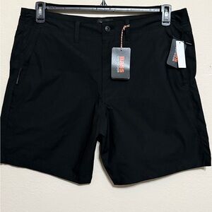 Bass Traveler Tech Commuter Shorts-  Black - Size 38